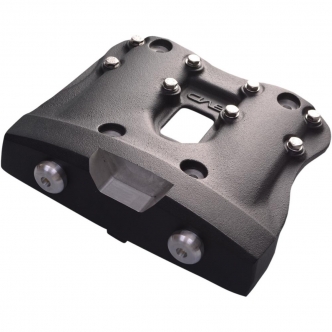 EMD WTF 'Iron Style' Rocker Box Cover In Black Cut Finish For 84-99 Evo B.T. (Sold Each) (RC13/I/BC)