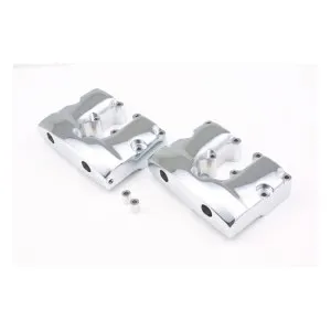 DOSS Shovelhead Rocker Box Set In Chrome Plated Finish For 66-84 Shovelhead Models (80455)