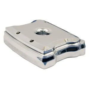 S&S Chrome Plated Billet Rocker Box Covers For 84-99 Evo; 86-03 XL Evo (90-4050)