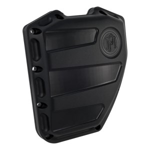 Performance Machine Scallop Design Twin Cam Cover In Black Ops Finish For 01-17 Softail, Dyna (0177-2020-SMB)