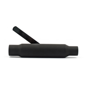 Doss Shorty Straight Cut 12 Inch Long Black Universal Muffler (ARM496005)