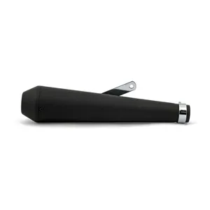 Doss Megaton Large 45mm Hole Screw-On End Cap, 17 Inch Long Black Universal Muffler (ARM695005)