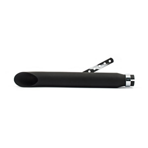 Doss Turn Out, 2 1/2 Inch Outlet Diameter, 19 Inch Long Black Universal Muffler (ARM907005)