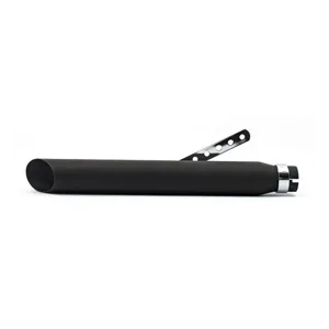 Doss Slash Cut, 2 1/2 Inch Outlet Diameter, 20 Inch Long Black Universal Muffler (ARM117005)