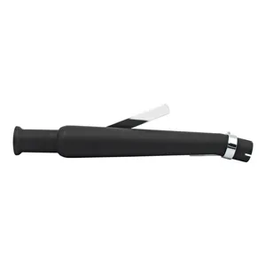 Doss Trumpet, Upswept, Left Side, 20.5 Inch Long Black Universal Muffler (ARM717005)