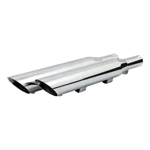 Doss Slash Down 20 Inch Long Slip-On Mufflers For 2004-13 XL Sportster Models (ARM379005)