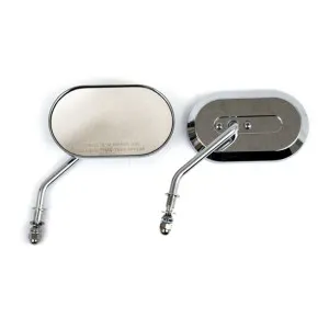 DOSS Chrome Plated Billet Mirror Set (ARM246089)