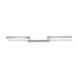 Fehling MSP Z Bar Low 1 Inch Dimpled Handlebar In Chrome Finish (ARM212655)