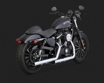 Vance & Hines Straightshots Slip-Ons In Chrome For Harley Davidson 2014-2020 Sportster Models (16863)