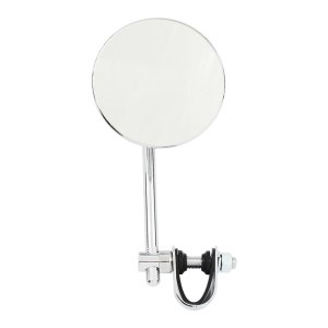 DOSS Clamp-On Steel Mirror With 4 Inch Diameter Head And 5 Inch Stem (Sold Individually) (ARM521609)