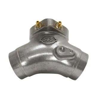 S&S Super G Manifold S&S & OEM Heads Size 398 For 111 Inch Evo SSW + Engine (4.763 Inch Cylinder) (Not For Use With IST Ignition) (16-2594)