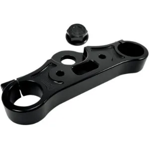 Joker Machine Upper Triple Tree In Black Finish For 08-17 FXDB (10-330B)