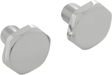 Drag Specialties Slider Tube Caps Fits 84-15 FXWG, FXST, FLST, 93-05 FXDWG, 95-13 FLHR, 06-13 FLHT (71584-SC1)