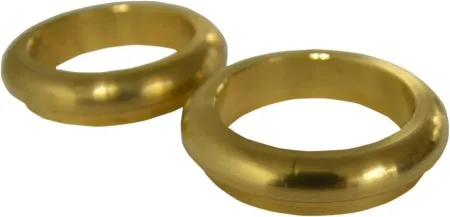 LA Choppers Fork Dust Covers In Brass Finish For 06-15 FXD, FXDWG (49mm) (LA-7503-49G)