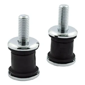 Doss Recessed Handlebar Damper Kit In Chrome For Most 1973-2017 B.T. XL Models (ARM375615)