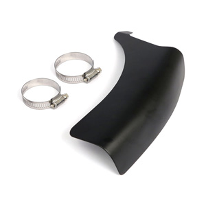 Doss Vertical Heat Shield In Black For 65-84 4-SP FL Models (ARM898715)