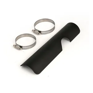 Doss Lower Right Rear Heat Shield In Black For 70-Early 78 FL (2-1 Exhaust), 70-84 FL (Crossover Exhaust) (ARM798715)