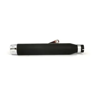 Doss Black Rage Universal Muffler With Chrome End Cap (ARM201105)