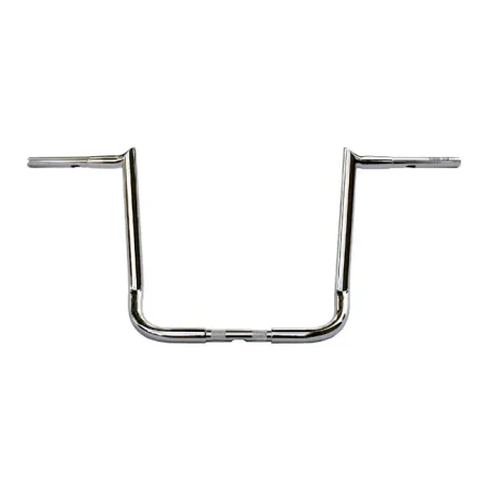 Wild 1 16 Inch Rise Chubby Reaper Handlebars in Chrome For 1989-2024 Electra Glide & 2008-2023 Street Glide With Batwing Fairing (WO596)