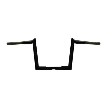 Wild 1 10 Inch Rise Chubby Reaper Handlebars in Black For 1982-2020 Harley Davidson Models (Excluding 88-11 Springers & 82-20 Touring Models) (WO580B)