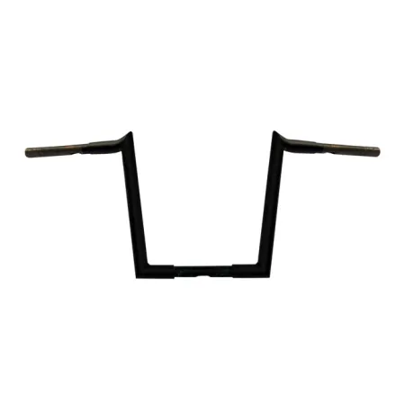 Wild 1 12 Inch Rise Chubby Reaper Handlebars in Black For 1982-2020 Harley Davidson Models (Excl. 88-11 Springers) (WO582B)