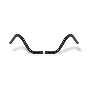 Doss 2 Piece Buckhorn Style Handlebar For Pre 82 HD Models In Gloss Black (ARM131409)