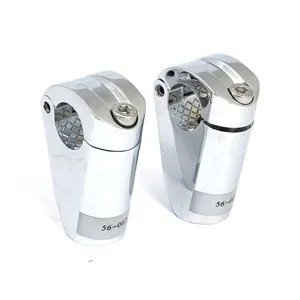 Highway Hawk Spartican Risers In Chrome For 1 1/4 Inch Handlebars (56-0671)