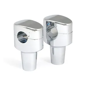 Doss 3 Inch Rise Widow Risers For Harley Davidson 73-02 Big Twin, Twin Cam/B & XL (Excl. FLT) & Custom Models (04-535CHROME)
