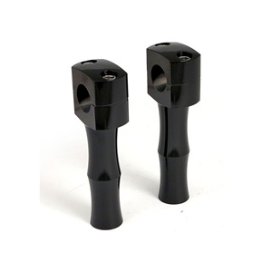 Doss 5 Inch Domed Risers In Black For 1 Inch Handlebars (ARM963409)