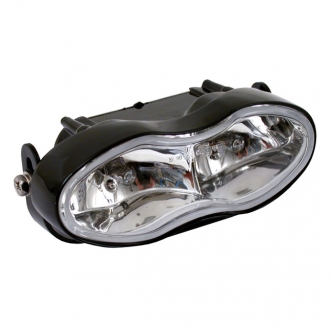 DOSS Oval Double Headlamp Without Housing With Clear Lens (ARM609109)