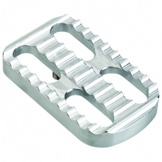 Joker Machine Serrated Raw Aluminium FL Brake Pedal (08-641)