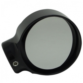 Joker Machine Concealed Bar End Mirror Smooth Black (09-326B)