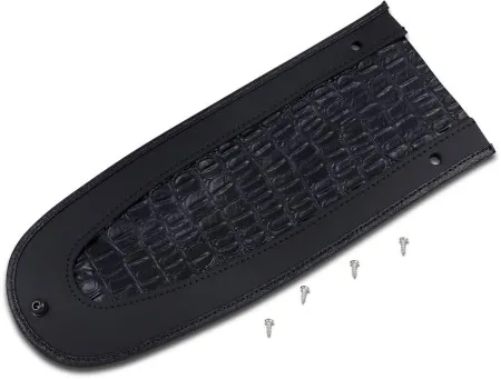 Drag Specialties Fender Skin With Embossed Gator Leather Center For 2007-2017 FLSTC,FLSTF,FLSTFB, 2005-2017 FLSTN (1405-0145)