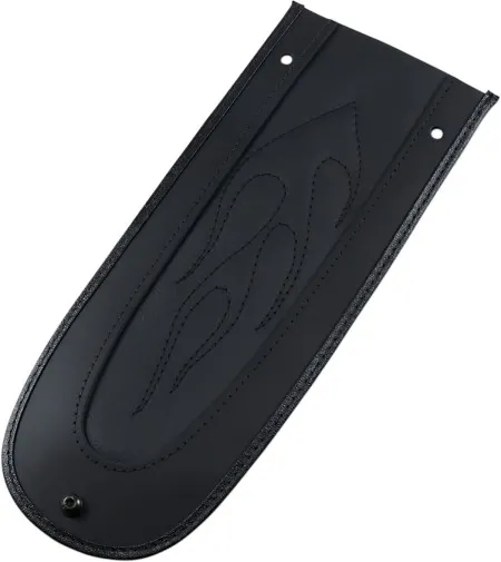 Drag Specialties Fender Skin With Flame Stitch Automotive-Grade Vinyl Center For 2007-2017 FLSTC,FLSTF,FLSTFB, 2005-2017 FLSTN (1405-0146)