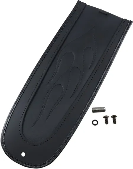 Drag Specialties Fender Skin With Flame Stitch Automotive-Grade Vinyl Center For 1984-1999 FXST,FLST, 1991-2005 FXD,FXDWG, 1984-1996 FLT,FLHT,FLHR (1405-0152)