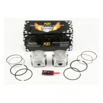 KB Performance Standard Diameter 9.0:1 CR Piston Kit For 1986-2020 XL883 Models (ARM537449)