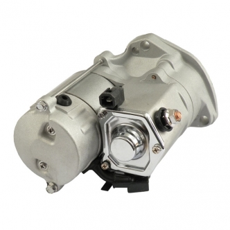 WAI 1.4KW Starter Motors In A Clear Aluminium Finish For 1994-2006 Big Twin (Excluding 2006 Dyna) Models (ARM324309)