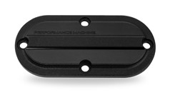 Performance Machine Drive Inspection Cover For 1984-2006 FX, FL, FXST, FLST, FXWG & 1993-2005 FXDWG In Black Ops (0177-2041-SMB)