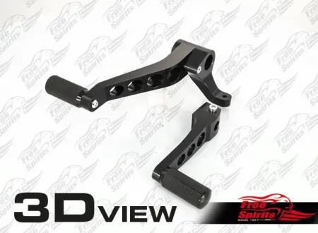 Free Spirits Brake Pedal And Gear Pedal For Harley Davidson Sportster 2004-2013 (Black) (206912K)
