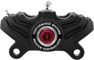 Performance Machine Vintage 4 Piston Caliper In Black Ops (0052-2420-SMB)