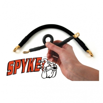 Spyke Battery Cable Set - Gold Plated For 1984-1988 FXST, FLST (419084)