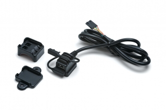 Kuryakyn USB Power Source in Satin Black Finish (1703)