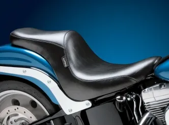 Le Pera Silhouette 2-Up Deluxe Foam Seat For Harley Davidson 2006-2017 Softail 200mm Tire (excl. Deuce) Models (LK-048)