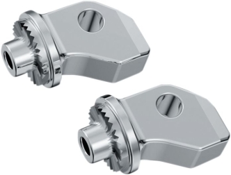 Kuryakyn Splined Peg Adapters For Victory & Indian Motorcycles In Chrome Finish (Pair) (8836)