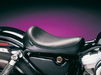 Le Pera Silhouette Foam Solo Seat With Smooth Cover For Harley Davidson 1979-1981 XL Sportster Models (L-855)