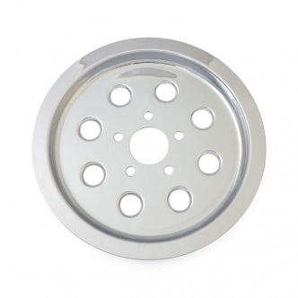 DOSS Pulley Cover In Chrome Finish for 82 to 99 Big Twin  with 61 tooth pulley (ARM226215)