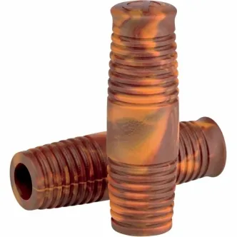 Lowbrow Customs Cole Foster Signature Series Grips In Mocha For 1 Inch Handlebars (003047)