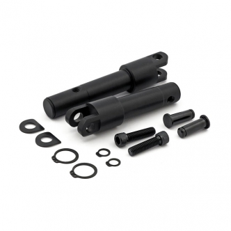Doss Footpeg Conversion Adapter Bracket Kit in Black Finish For 2010-2020 Sportster XL1200X/C/V Models (ARM205505)