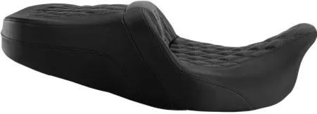 Saddlemen Road Sofa Lattice Stitched Seat For Harley Davidson 2008-2023 FLHR, FLHT, FLHX & FLTR Touring Motorcycles (808-07B-182)