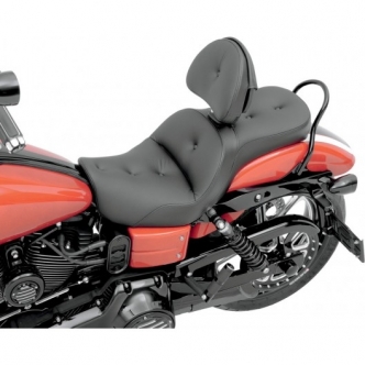Saddlemen Explorer RS Seat With Backrest For Harley Davidson 2006-2017 FXD, 2010-2017 FXDWG & 2012-2016 FLD Dyna Motorcycles (806-04-030RS)